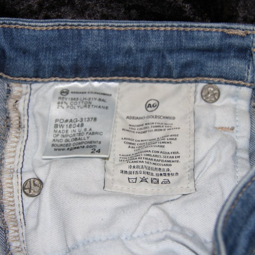 AG Jeans Stilt Cigarette Crop Size 24 - Picture 7 of 10